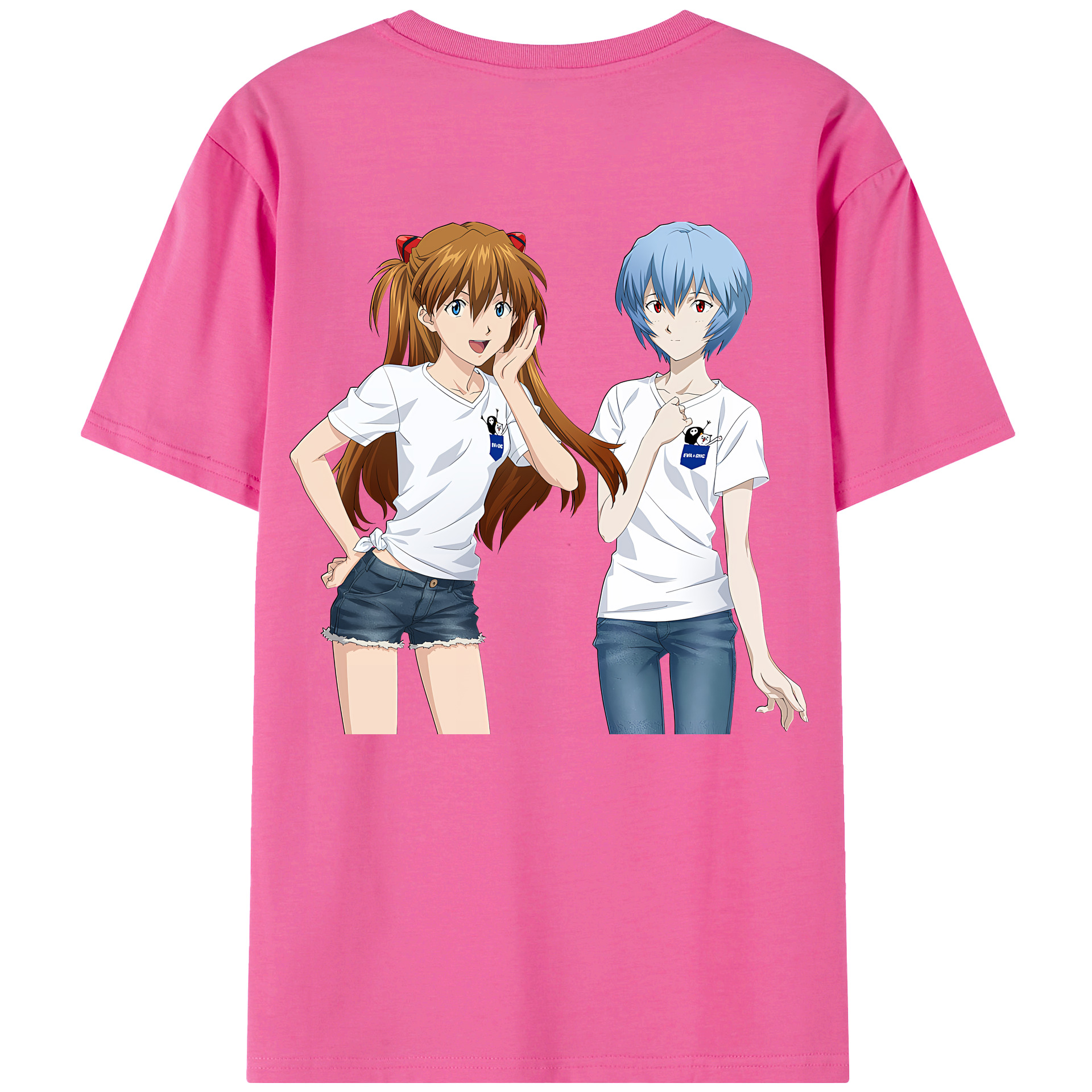 （画像用） EVA 新世紀エヴァンゲリオン レディース半袖Tシャツ(バックプリント)